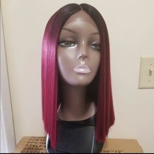 Blunt cut lace front Bob